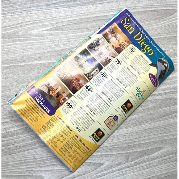 2001 California Travel Ideas Map Official Tourism Fold Out Map - Picture 4 of 15